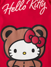 T-shirt graphique Hello Kitty® Puff Print Bear pour fille