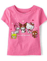 Toddler Girls Hello KittyÂ® And Friends Melt My Heart Graphic Tee