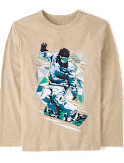 Boys Snowboarder Graphic Tee
