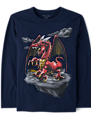 Boys Dragon Graphic Tee