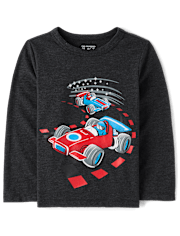 Baby And Toddler Boys Racecar Graphic Tee