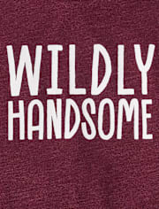 Baby And Toddler Boys Wildly Handsome Graphic Tee