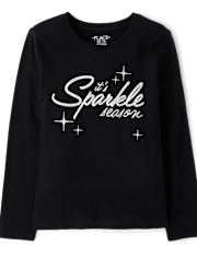 Girls Sparkle Season Graphic Tee