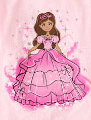 Girls Princess Girl Graphic Tee