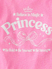 Girls Princess Graphic Tee