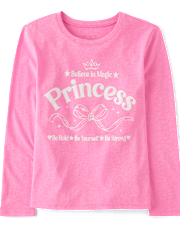 Girls Princess Graphic Tee
