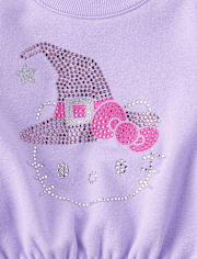Girls Hello Kitty® Rhinestone Premium Fleece Sweatshirt
