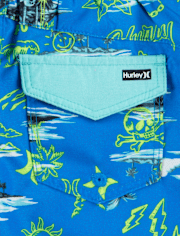 Toddler Boys Hurley Print Boardshorts