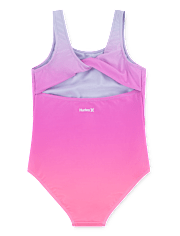 Girls Hurley Gradient One Piece Swimsuit