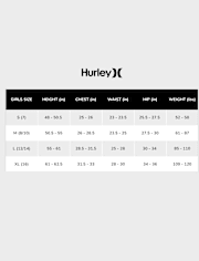 Girls Hurley Rainbow Gradient One Piece Swimsuit