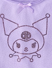 Girls Kuromiâ¢ Rhinestone Ribbed Baby Tee