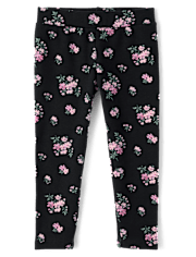 Baby And Toddler Girls Floral Winter Warm Leggings