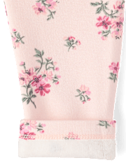 Baby And Toddler Girls Floral Winter Warm Leggings
