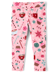 Baby And Toddler Girls Holiday Winter Warm Leggings