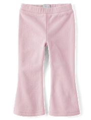 Toddler Girls Microfleece Flare Sweatpants