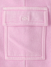 Toddler Garment Dyed Premium Fleece Wide Leg Cargo Lounge Pants