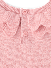 Baby And Toddler Girls Scalloped Sweater Dress