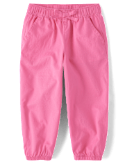 Baby And Toddler Girls Baggy Pull On Jogger Pants