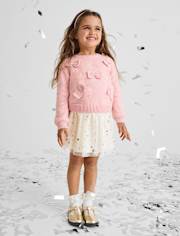 Toddler Girls Foil Star Tutu Skirt