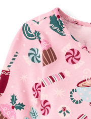 Robe babydoll imprimée pour bébés et petites filles