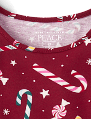 Baby And Toddler Girls Print Babydoll Dress