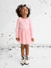 Robe tutu pailletée pour bébé et petite fille