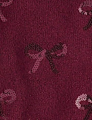 Toddler Girls Sequin Bow Sweater