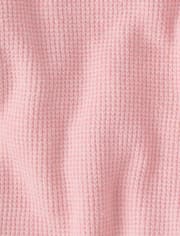 Toddler Girls Waffle Sweater 2-Piece Outfit Set