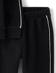 Toddler Girls Puff Graphic Premium Fleece 2-Piece Outfit Set