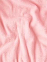 Doudoune doublée en micropolaire imprimée pour petite fille