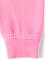 Toddler Girls Garment Dyed Premium Fleece Sweatshirt