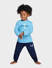 Toddler Boys Messi™ Fleece 2-Piece Outfit Set