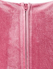 Girls Velour Corset Dress