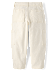 Girls Utility Barrel Jeans