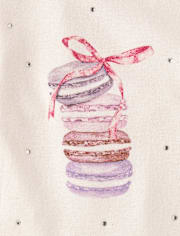 Girls Embellished Graphic Baby Tee