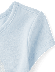 Girls Embellished Graphic Baby Tee