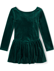 Girls Velour Bubble Dress