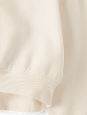 Girls Garment Dyed Premium Fleece Sweatshirt