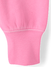 Girls Garment Dyed Premium Fleece Sweatshirt