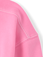 Girls Garment Dyed Premium Fleece Sweatshirt