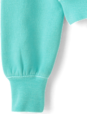 Girls Garment Dyed Premium Fleece Sweatshirt