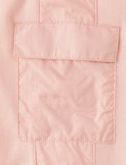 Pantalon de jogging cargo en micropolaire pour fille