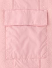 Girls Microfleece Cargo Jogger Pants