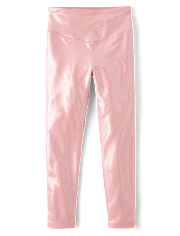 Girls High Shine Leggings