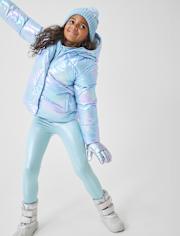 Girls High Shine Leggings