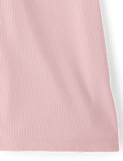 Girls Sueded Rib Flare Leggings