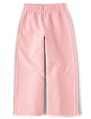 Girls Cozy Wide Leg Track Pants