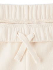 Kids Garment Dyed Premium Fleece Wide Leg Cargo Lounge Pants