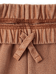 Kids Garment Dyed Premium Fleece Wide Leg Cargo Lounge Pants