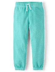 Kids Garment Dyed Premium Fleece Jogger Pants